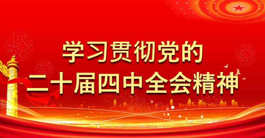 学习贯彻党的二十届四中全会精神